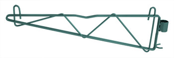 Cantilever Single Shelf Post Wall Mount, (2) 21" single post cantilever arms, (4) post mount brackets, Epoxy Coated, Green, 0, Carbon Steel, Case of 2, CB21P