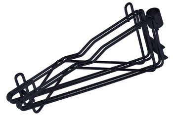 Cantilever Multiple Shelf Post Wall Mount, (1) 12" double post cantilever arm, (2) post mount brackets, Epoxy Coated, Black, 0, Stainless, DCB12BK