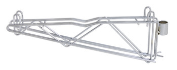 Cantilever Multiple Shelf Post Wall Mount, (1) 18" double post cantilever arm, (2) post mount brackets, Chrome, 0, Carbon Steel, DCB18