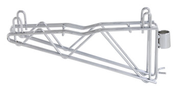 Cantilever Multiple Shelf Post Wall Mount, (1) 24" double post cantilever arm, (2) post mount brackets, Chrome, 0, Carbon Steel, DCB24