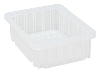 Dividable Grid Container, 10-7/8"L x 8-1/4"W x 3-1/2"H, clear, Clear, Clear, Polypropylene, DG91035CL