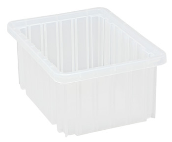 Dividable Grid Container, 10-7/8"L x 8-1/4"W x 5"H, clear, Clear, Clear, Polypropylene, DG91050CL
