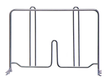 Wire Shelf Divider, 12"D x 8"H, 304 stainless steel, Stainless, 0, Stainless, DIV12S