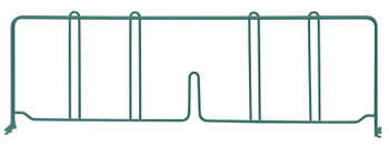 Wire Shelf Divider, 21"D x 8"H, green epoxy antimicrobial finish, Epoxy Coated, Green, 0, Carbon Steel, DIV21P