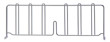 Wire Shelf Divider, 24"D x 8"H, 304 stainless steel, Stainless, 0, Stainless, DIV24S