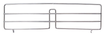 Wire Shelf Divider, slanted, 24"D x 4"H, Chrome, 0, Carbon Steel, DIV24SL