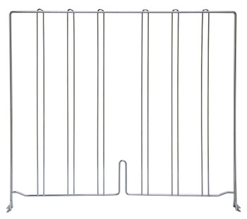 Wire Shelf Divider, 24"D x 21"H, gray epoxy antimicrobial finish, Epoxy Coated, Gray, 0, Carbon Steel, DIV24X21GY