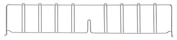 Wire Shelf Divider, 36"D x 8"H, chrome plated finish, Chrome, 0, Carbon Steel, DIV36