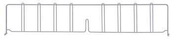 Wire Shelf Divider, 36"D x 8"H, gray epoxy antimicrobial finish, Epoxy coated, Gray, 0, Carbon Steel, DIV36GY
