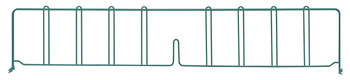 Wire Shelf Divider, 36"D x 8"H, green epoxy antimicrobial finish, Epoxy Coated, Green, 0, Carbon Steel, DIV36P