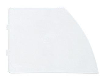 Bin Divider, for bins QTB410, QTB411, White, 0, Plastic, DIV400