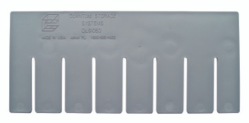 Long Divider, for use with DG91050, gray (pack of 6), Gray, 0, Polypropylene, DL91050
