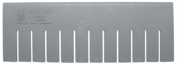 Long Divider, for use with DG92060, gray (pack of 6), Gray, 0, Polypropylene, DL92060