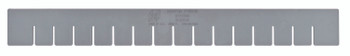 Long Divider, for use with DG93030, gray (pack of 6), Gray, 0, Polypropylene, DL93030