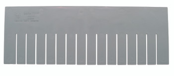 Long Divider, for use with DG93080, gray (pack of 6), Gray, 0, Polypropylene, DL93080