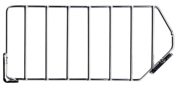 Bin Divider, for use with QMB524C, chrome plated finish, Chrome, 0, Carbon Steel, DMB524C
