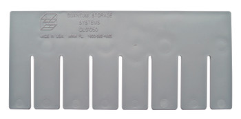 Short Divider, for use with DG91050, gray, Gray, 0, Polypropylene, DS91050