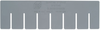 Short Divider, for use with DG92050, gray, Gray, 0, Polypropylene, DS92050