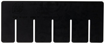 Short Divider, conductive, for use with DG92050CO, Black, 0, ESD, DS92050CO