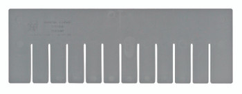 Short Divider, for use with DG93060, gray, Gray, 0, Polypropylene, DS93060