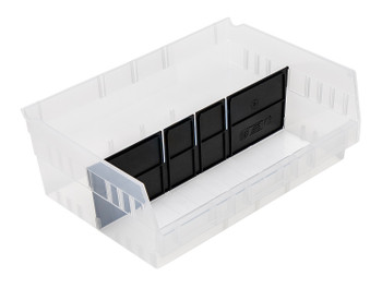 Bin Divider, for bin QSB218 and QSB222 (pack of 24), Black, 0, TPP-40, DSB218/222