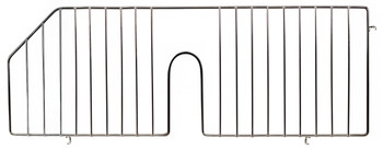 Basket Divider, for use with 24"D post baskets, chrome plated finish, Chrome, 0, Carbon Steel, DSK24