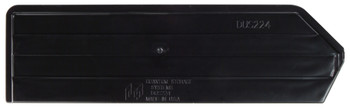 Bin Divider, for bin QUS224 (pack of 6), Made in USA, Black, 0, TPP-40, DUS224