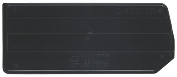 Bin Divider, conductive, for use with QUS235CO, Black, 0, ESD, DUS235CO