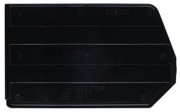 Bin Divider, conductive, for use with QUS239CO, Black, 0, ESD, DUS239CO