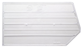 Bin Divider, clear, for bin QUS260 (pack of 6), Clear, 0, Polystyrene, DUS260CL