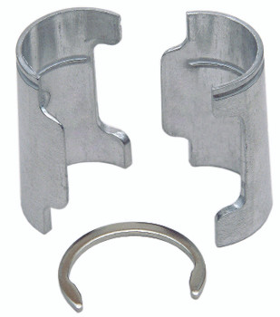 Split Sleeve, aluminum (4 pairs per pack), Gray Metallic, 0, Aluminum, ESD-SS