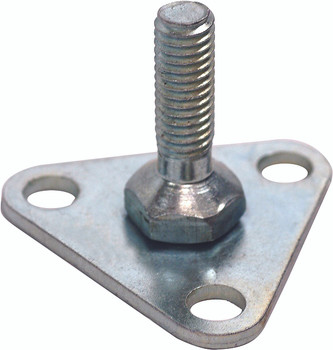 Foot Plate, triangular, chrome, Chrome, 0, Carbon Steel, FP