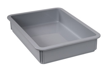 Pizza Dough Box, 17-3/4"L x 13-3/4"W x 3"H, stackable and dishwasher safe, Gray, Gray, Polypropylene, FSB-DT18133GYCS