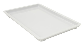 Pizza Dough Box Lid, 18"L x 25-5/8"W, stackable and dishwasher safe, White, 0, Polypropylene, FSB-PL2618WT