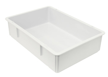 Pizza Dough Box, 18"L x 25-5/8"W x 6-3/8"H, stackable and dishwasher safe, White, White, Polypropylene, FSB-PT26186WT