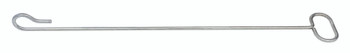 Dolly Pull Rod, 32", with handle, Chrome, 0, Carbon Steel, HANDLE-DLY