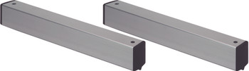 Two skates for Floor Track Systems, aluminum, NSF approved, Gray Metallic, 0, Aluminum, HD24-2