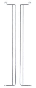 Side Hanger, for QMB565C, chrome plated finish (1 pair), Chrome, 0, Carbon Steel, HMB565C