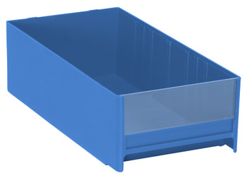 Interlocking Cabinet Drawer, 11"L x 5-5/8"W x 3-5/16"H, high impact polysterine, Blue, Blue, Polysterine, IDR204BL