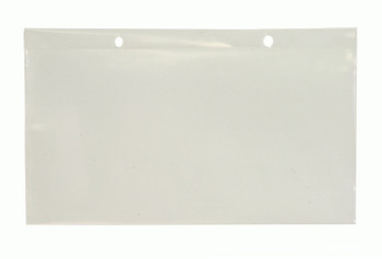 Label Holder, clear, 8"W x 2"H, Clear, 0, Polyethylene, LBL5X8