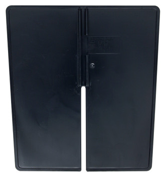 Long Divider, for use with QP1265, Made in USA (pack of 10), Black, 0, HIPS, LD1265