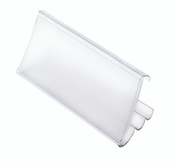 Angled Label Holder, 3", 30°, Clear, 0, Plastic, LHA3C
