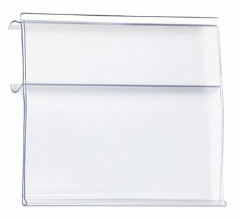 Angled Label Holder, 3" x 5", 30°, Clear, 0, Plastic, LHE3X5C