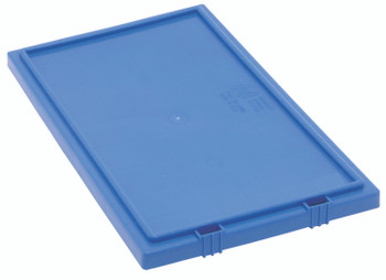 Tote Box Lid, for use with SNT180 and SNT185, blue, Blue, 0, Polypropylene, LID181BLCS