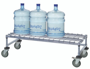 Dunnage Platform Rack, wire, mobile, Epoxy Coated, Gray, 0, Carbon Steel, M24426DGY