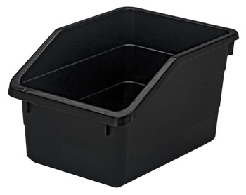 Nesting Parts Bin, all-purpouse, 10-1/4"L x 7-1/2"W x 6"H, Black, Black, Polypropylene, NPB1076BKCS