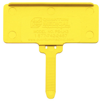 Hanging Label Tag, yellow, pack of 25, Yellow, 0, Polypropylene, PS-LH3YL