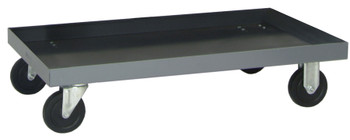 Dolly, mobile, 37-1/2"L x 36-1/2"W x 8"H, Gray, 0, Carbon Steel, QDU-18