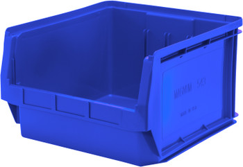 Magnum Bin, 19-3/4"L x 18-3/8"W x 11-7/8"H, 150 lbs. stack capacity, Blue, Blue, Polypropylene, QMS543BL