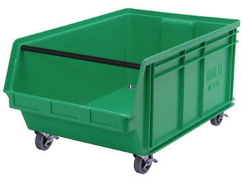 Magnum Bin, mobile, 29"L x 18-3/8"W x 14-7/8"H, Green, Green, Polypropylene, QMS843MOBGN